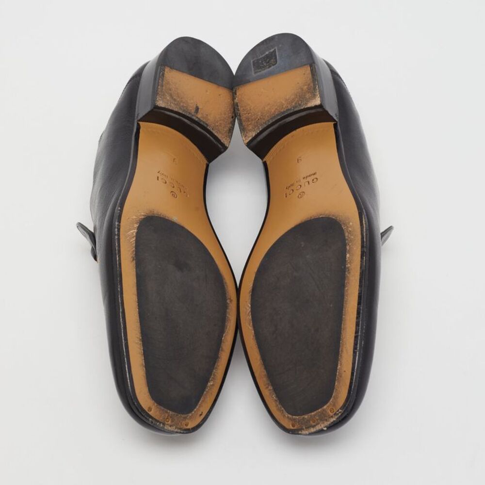 Gucci Horsebit Size 43 Black Leather Loafers - Picture 6 of 7